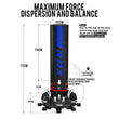 RDX F6 KARA 5-ft Free-standing Punching Bag#color_blue