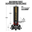 RDX F6 KARA 5-ft Free-standing Punching Bag#color_golden