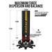 RDX F6 KARA 5-ft Free-standing Punching Bag#color_golden