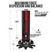 RDX F6 6ft Kara Red & Black Free-Standing Punch Bag With Mitts Set#color_red