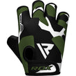 RDX F6 Fitness Gym Gloves#color_green
