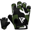 RDX F6 Fitness Gym Gloves#color_green