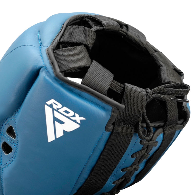 RDX OPEN FACE HEADGUARD  USA BOXING APPROVED#color_blue