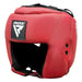 RDX OPEN FACE HEADGUARD  USA BOXING APPROVED#color_red