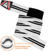 RDX K1 Elasticated Knee Compression Bandage Wraps#color_white