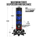 RDX KT Ronin 6ft 2-in-1 Blue Free Standing Target Punch Bags With Mitts Set#color_blue