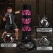 RDX KT Ronin 6ft 2-in-1 Blue Free Standing Target Punch Bags With Mitts Set#color_pink