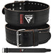 RDX RD1 4â€  Powerlifting Leather Gym Belt#color_black