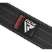 RDX RD1 4â€  Powerlifting Leather Gym Belt#color_white