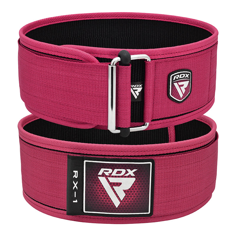 RDX RX1 4â€ Weight Lifting Belt For Women#color_pink