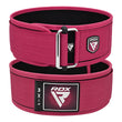 RDX RX1 4â€ Weight Lifting Belt For Women#color_pink
