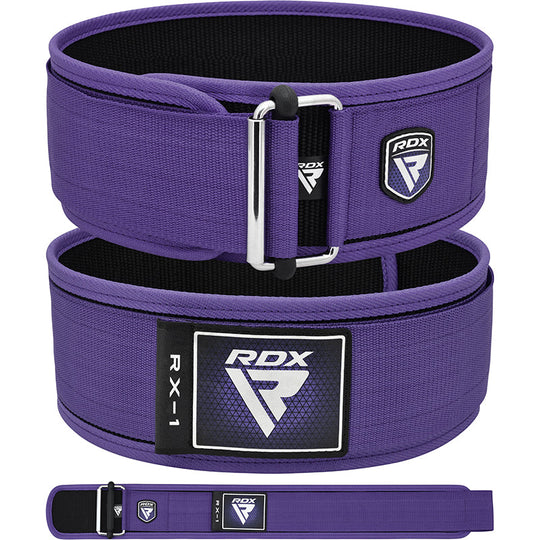 RDX RX1 4â€ Weight Lifting Belt For Women#color_purple