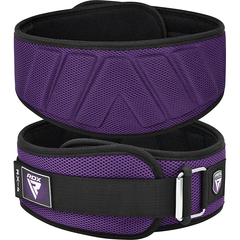 RDX RX4 Weightlifting Belt#color_purple