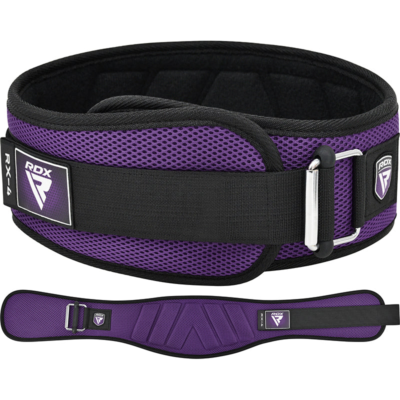 RDX RX4 Weightlifting Belt#color_purple