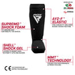 RDX SIB Shin Instep Guard OEKO-TEXÂ® Standard 100 certified#color_white