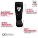 RDX SIB Shin Instep Guard OEKO-TEXÂ® Standard 100 certified#color_white