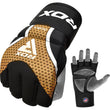 RDX T17 AURA MMA Grappling Training Gloves Gel Padded#color_golden