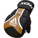 RDX T17 AURA MMA Hybrid Open Palm Grappling Gloves with Nova Tech#color_golden