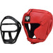 RDX T1F Head Guard with Removable Face Cage#color_red