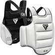 RDX T2 Karate Chest Guard#color_whiteblack