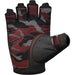 RDX T2 Weightlifting Half Finger Gym Gloves#color_red