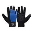 RDX W1F Full Finger Gym Workout Gloves#color_blue