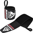 RDX W3 IPL USPA Approved Powerlifting Wrist Support Wraps with Thumb Loops OEKO-TEXÂ®Â Standard 100 certified#color_black