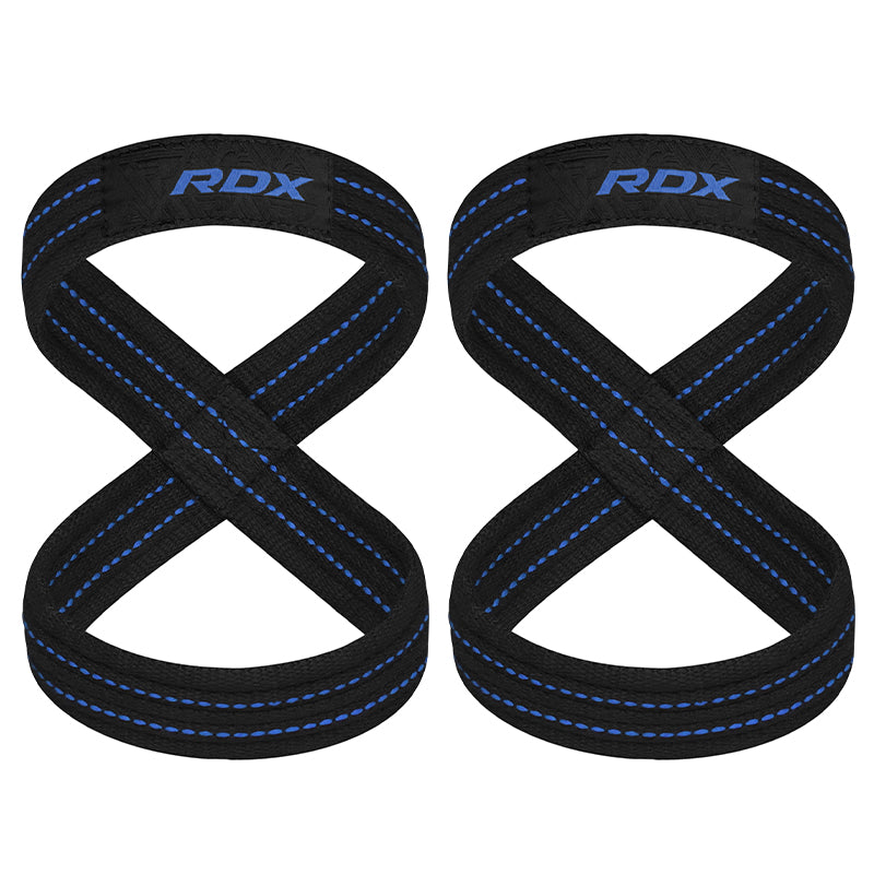 RDX weight lifting 8 Figure Strap#color_blue