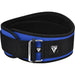 RDX X3 6 INCH Weightlifting Neoprene Gym Belt#color_blue