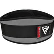 RDX X3 6 INCH Weightlifting Neoprene Gym Belt#color_grey