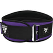 RDX X3 6 INCH Weightlifting Neoprene Gym Belt for Women#color_purple