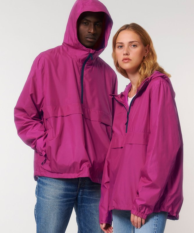 Recycled Polyester Zip Neck Anorak – Unisex - MNEX PRO FIGHTING LIMITED