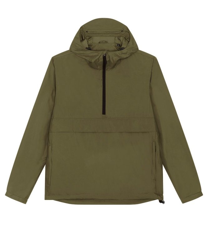 Recycled Polyester Zip Neck Anorak – Unisex - MNEX PRO FIGHTING LIMITED