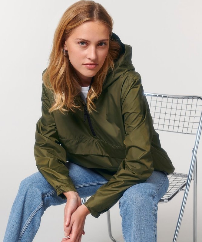 Recycled Polyester Zip Neck Anorak – Unisex - MNEX PRO FIGHTING LIMITED