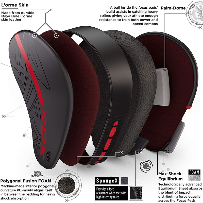 RDX F6 KARA Focus Pads#color_red