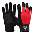 RDX W1F Full Finger Gym Workout Gloves#color_red