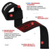 RDX S4 Weightlifting Wrist Straps#color_black