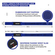 RDX S4 Weightlifting Wrist Straps#color_blue