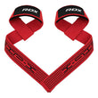 RDX S4 Weightlifting Wrist Straps#color_red