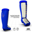 RDX SI MMA Gel Padded Lightweight Shin Instep Guard OEKO-TEXÂ®Â Standard 100 certified#color_blue