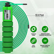 RDX FP Kids Adjustable Skipping Rope with Counter#color_green