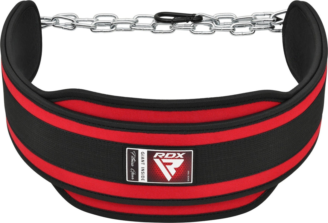 T7 Weight Training Dipping Belt Chain#color_red