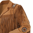 Tan Western Jacket - Detail