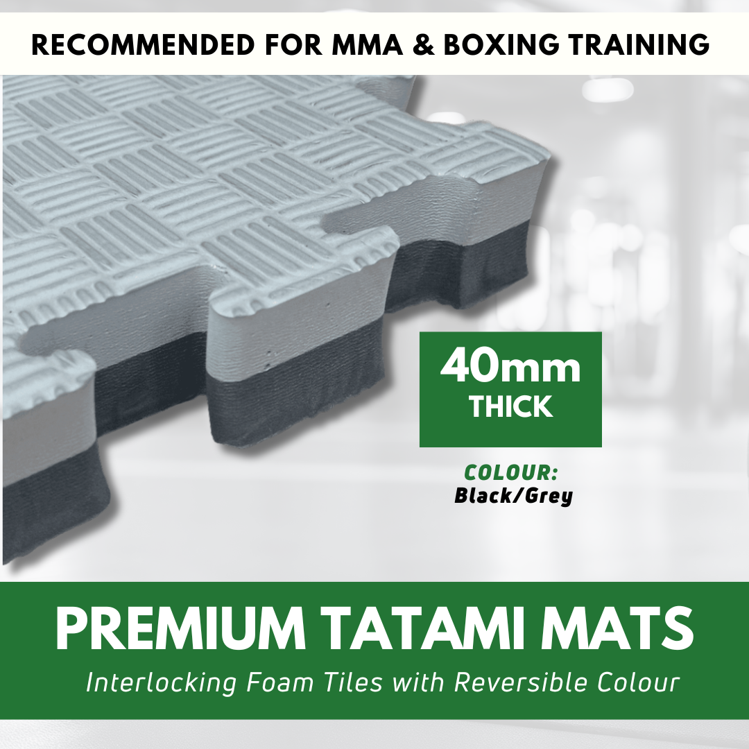 40mm Premium Reversible EVA Tatami Foam Mats - MNEX PRO FIGHTING LIMITED