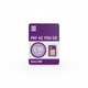 Three Pay as you go data sim card 10£ credit