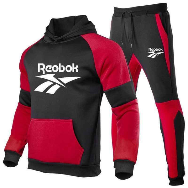 Men's Printed Hoodie Tracksuit – Casual Sports Hoodie & Jogger Set