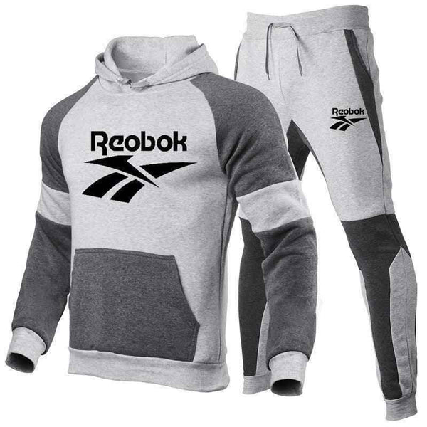 Men's Printed Hoodie Tracksuit – Casual Sports Hoodie & Jogger Set
