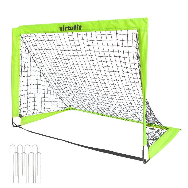 VIRTUFIT Foldable Soccer Goal Set - Soccer Goals - 120 x 90 cm - MNEX PRO FIGHTING LIMITED
