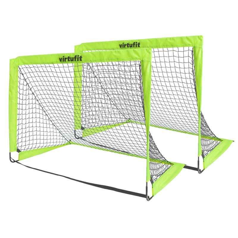 VIRTUFIT Foldable Soccer Goal Set - Soccer Goals - 120 x 90 cm - MNEX PRO FIGHTING LIMITED