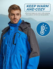 Wantdo Men's Ski Jacket Winter Coat — Waterproof 10000mm, Windproof, Insulated Snowboarding and Outdoor Coat - MNEX PRO FIGHTING LIMITED